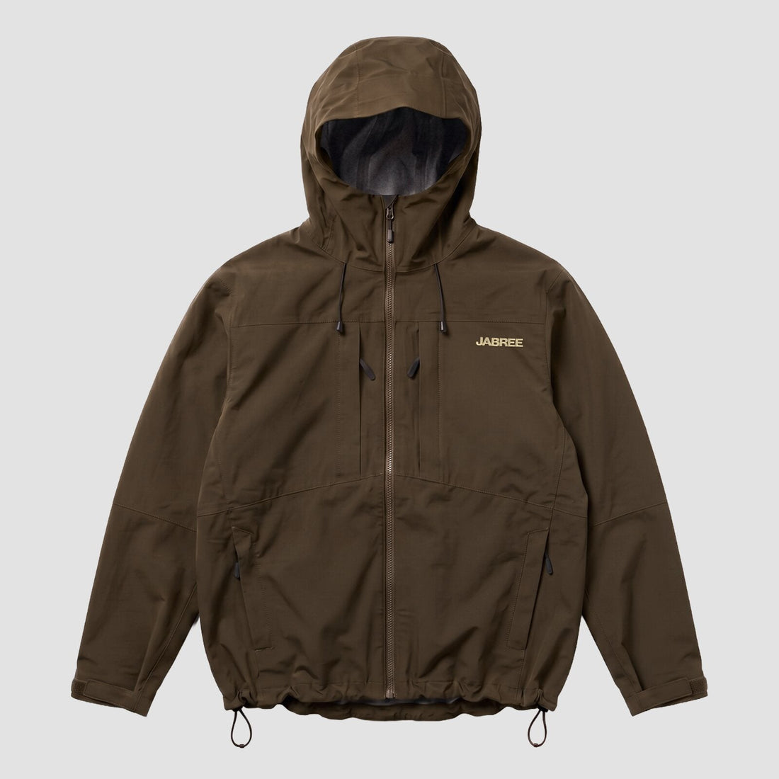 Coffee Brown Jabshell Jacket, front