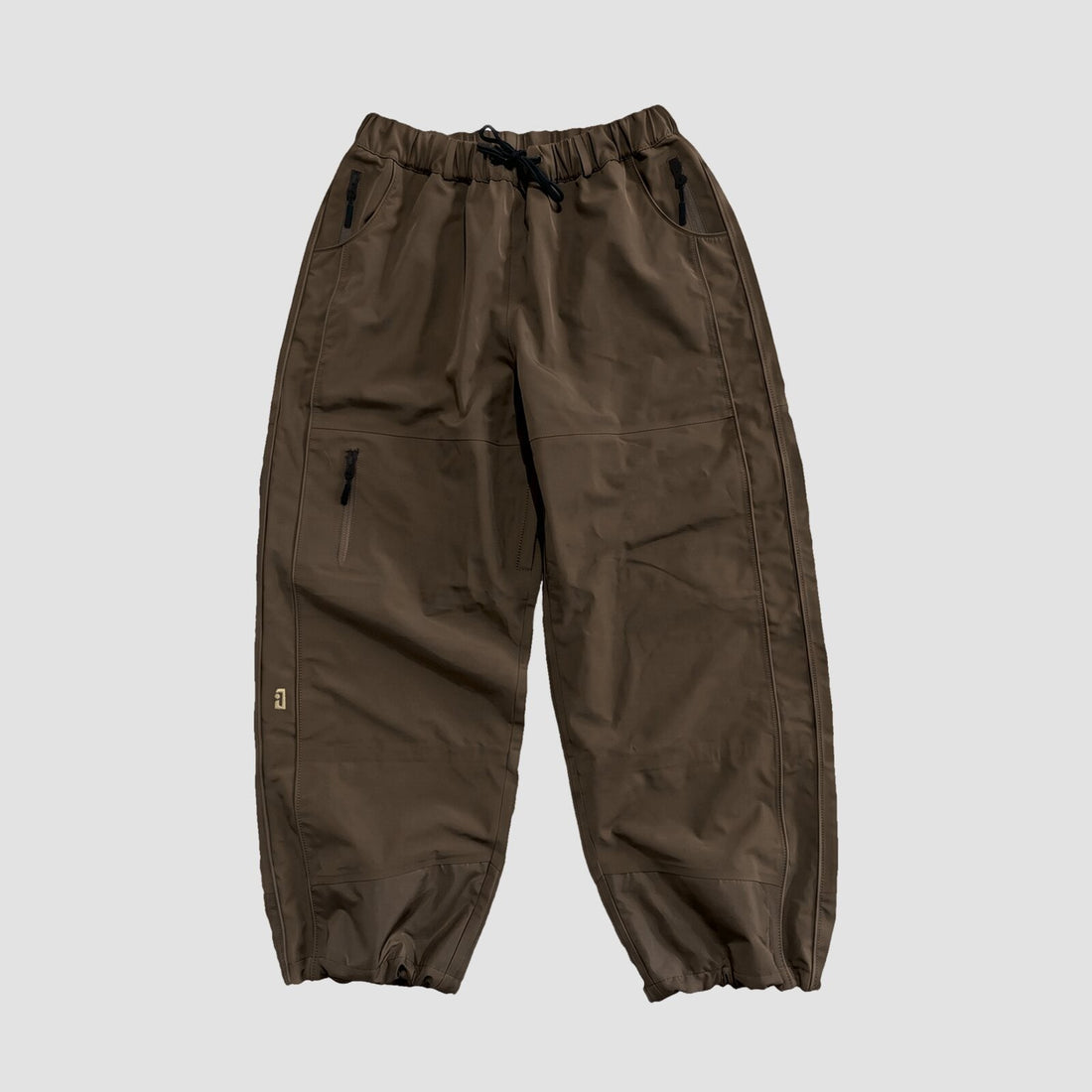 Coffee Brown Jabshell Pant, front