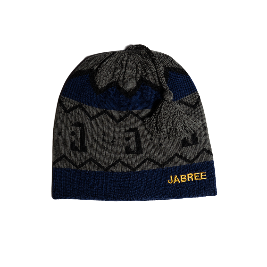 Blue Jabree Wool Tassel Beanie