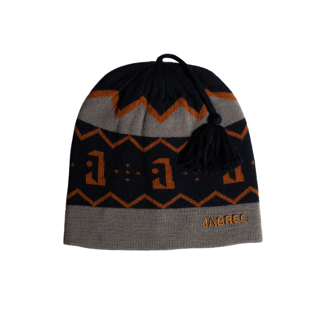 Gray Jabree Wool Tassel Beanie
