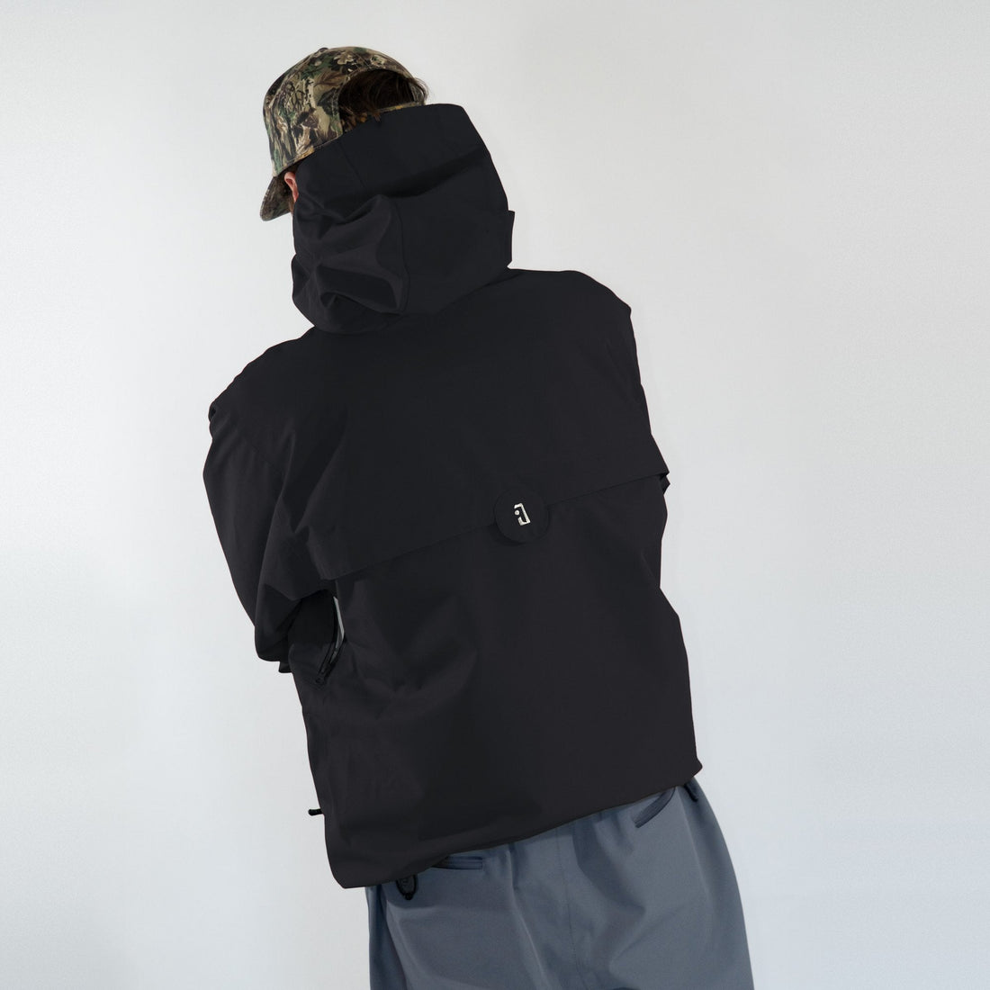 Midnight Black Jabshell Jacket, back