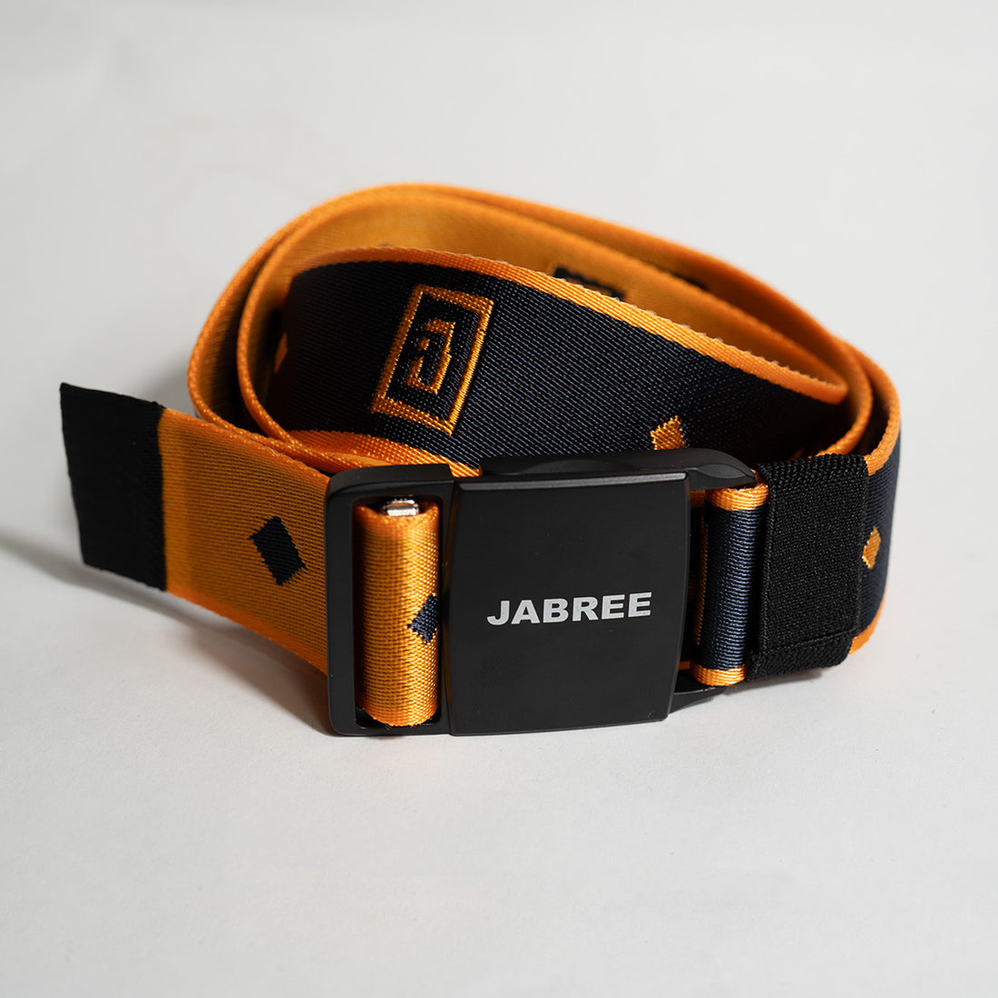 Orange Jabree Logo Belt, coiled