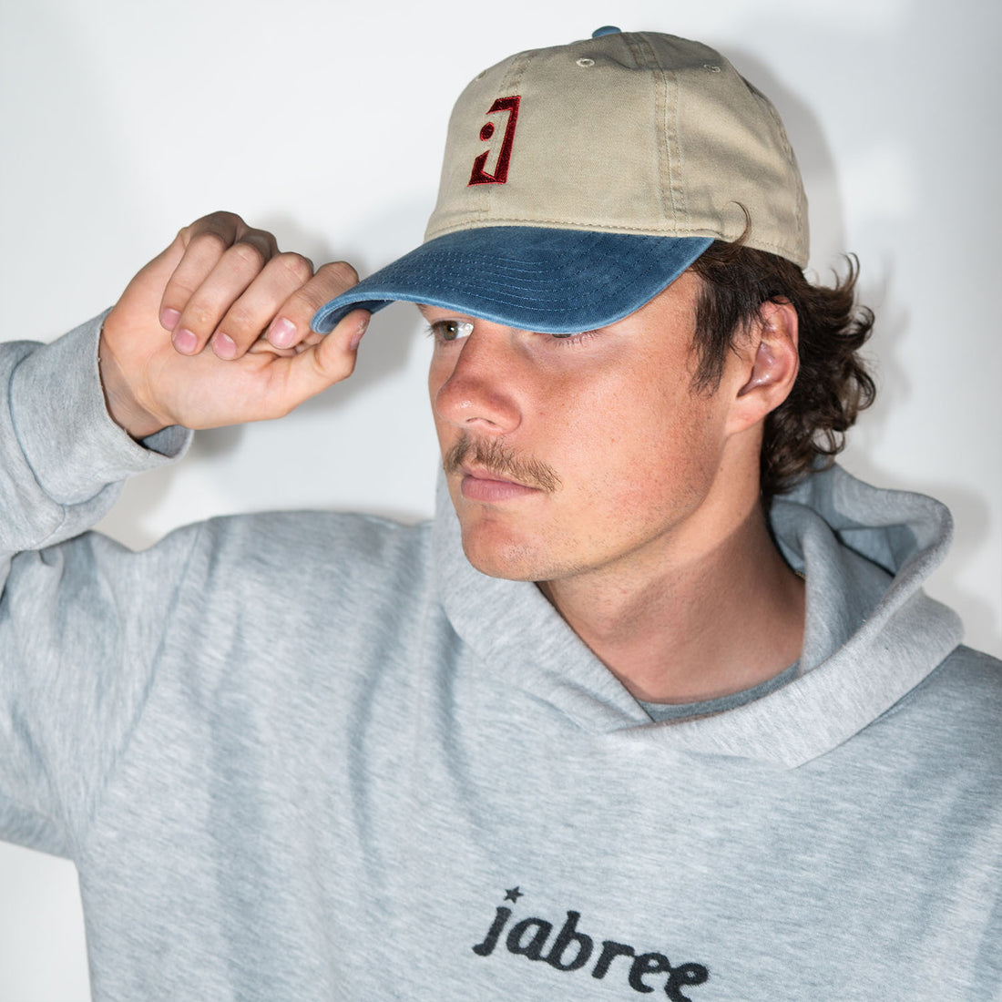Tan Jab Dad Cap, side view